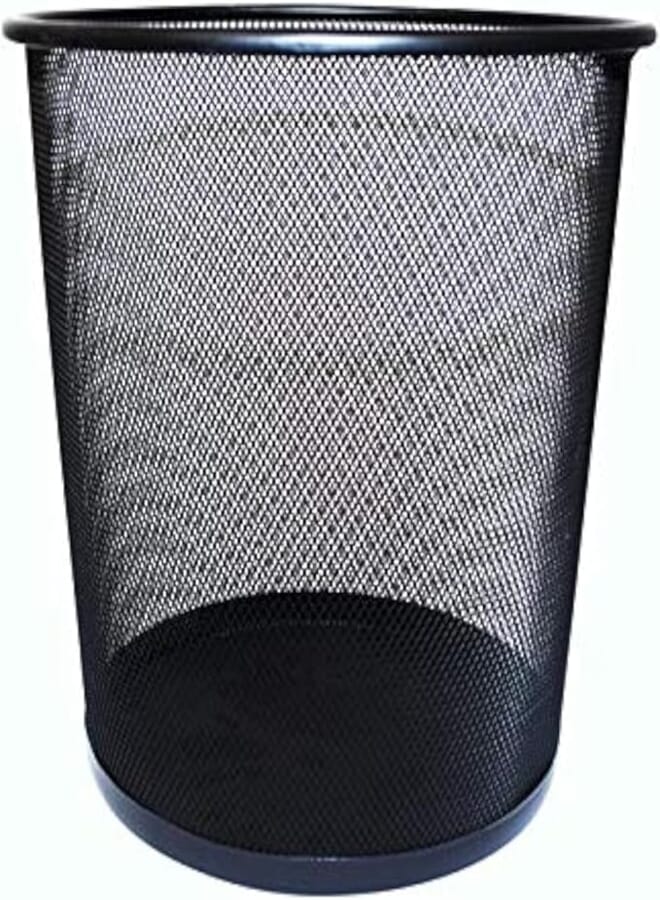 Office trash bin Metal, Black - 28X24 cm152952